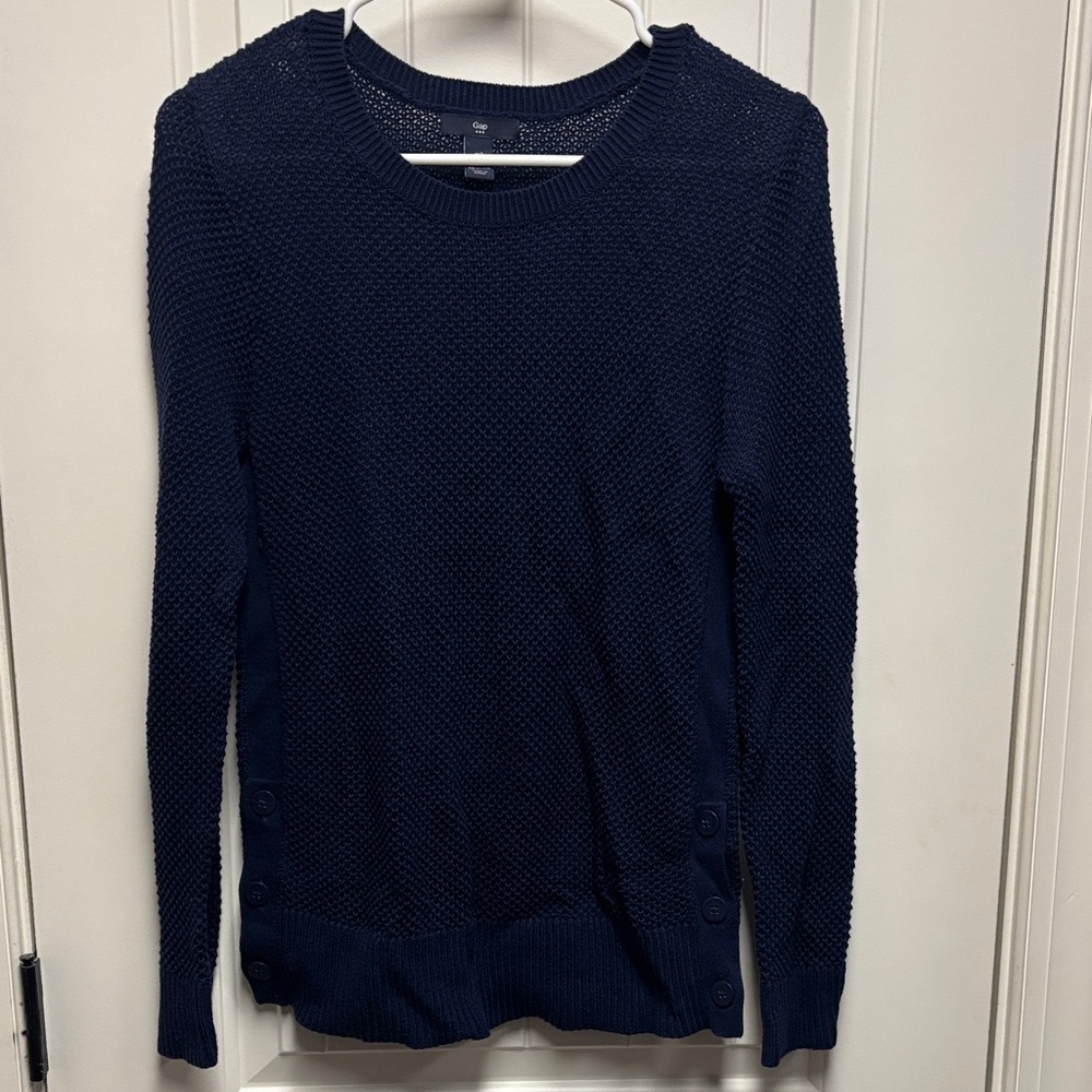 GAP Navy Crew Neck Sweater